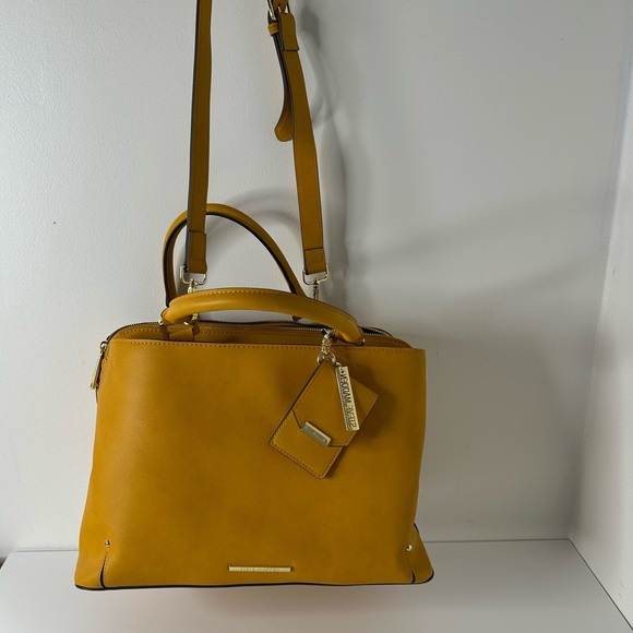 Steve Madden mustard-yellow Bdelta satchel nwt - Picture 16 of 16